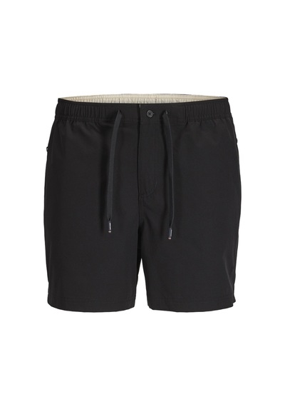 Jack & Jones Jack Jones Beli Lastikli Erkek Deniz Şortu 12291507 Siyah