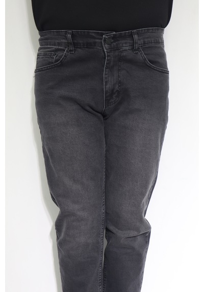 Denim Cartel Dmctekstil Erkek 939 Füme Normal Bel Dar Kesim Boru Paça Jean Pantolon
