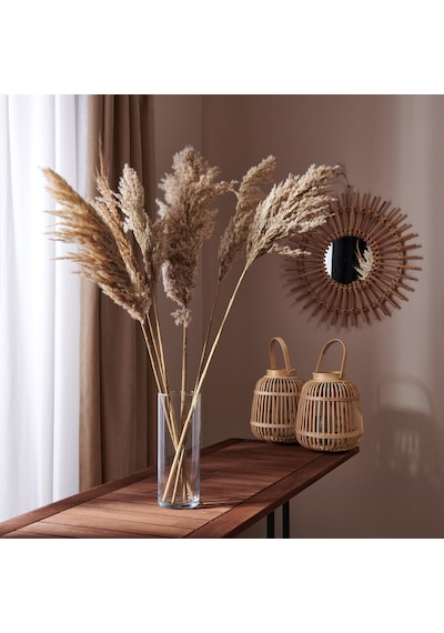 Deco Pampas Yapay Çiçek - Bej - 90x20 Cm Çok Renkli