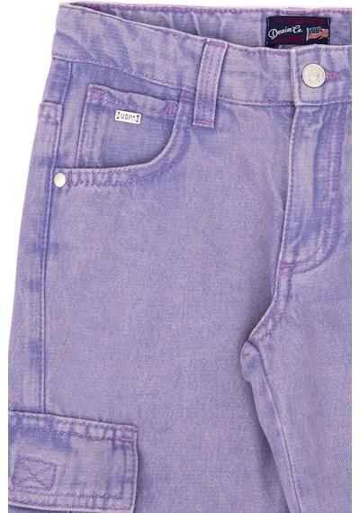 U.s. Polo Assn. Kız Çocuk Menekşe Jean Pantolon 50291146-vr037 Mor