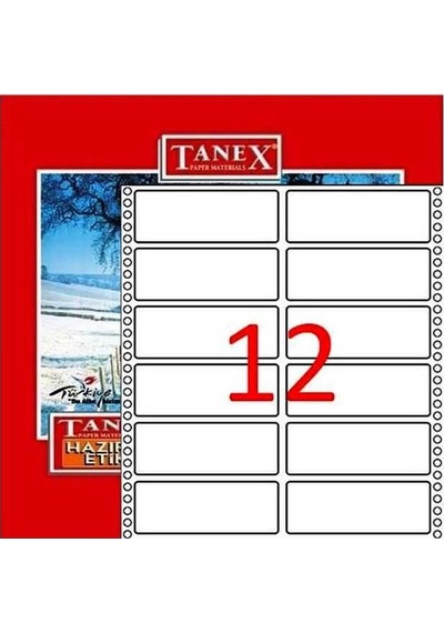 Tanex Bilgisayar Etiketi 35x97 Diğer