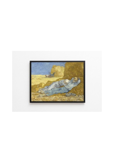 Van Gogh Siesta Van Gogh Çerçevesiz Poster 30x42 Cm A3 Tablo Duvar Dekoru Mat Fotoğraf Kağıdı