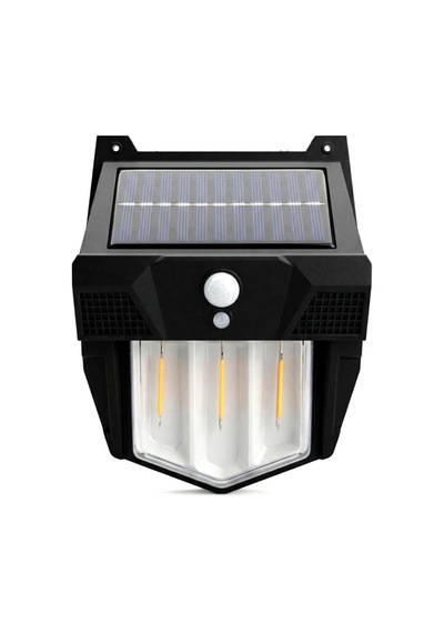 Panther Pt-2983 Işık Ve Hareket Sensörlü Solar Led Duvar Lambası - Güneş Enerjili Bahçe Aydınlatması