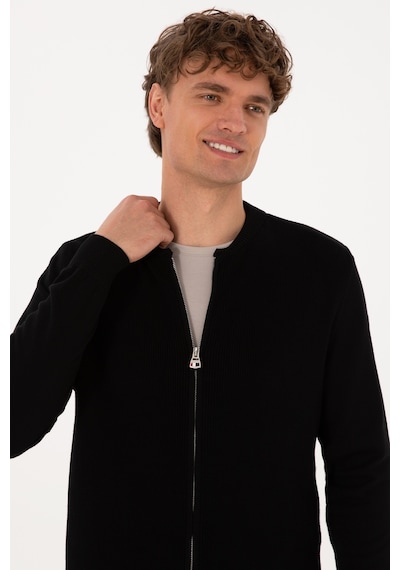 U.s. Polo Assn. Erkek Siyah Hırka Triko 50313721-vr046 Siyah