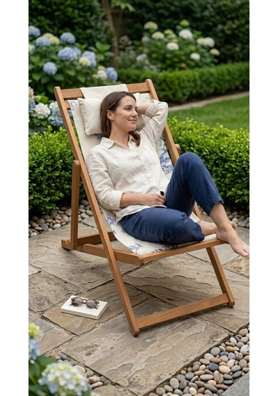 Toile Azure Şezlong Çok Renkli