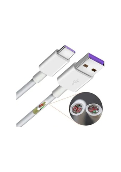 Huawei Super Charge Type-C 5 Amper Usb Kablo Adaptör