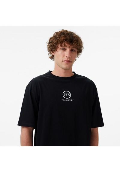 Unıted4 Regular Fit Erkek Siyah T-shirt Oba