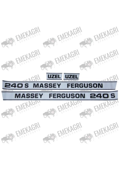 Massey Ferguson 240s Yan Yazı Takımı Rl