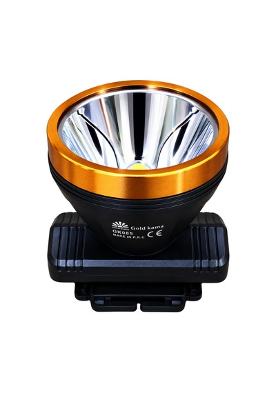Goldkama Gk-985 Şarj Edilebilir 30w Yüksek Güçlü Led Kafa Lambası Uzun Menzilli, Güçlü Aydınlatma Ve Uzun Süreli Kullanım Siyah