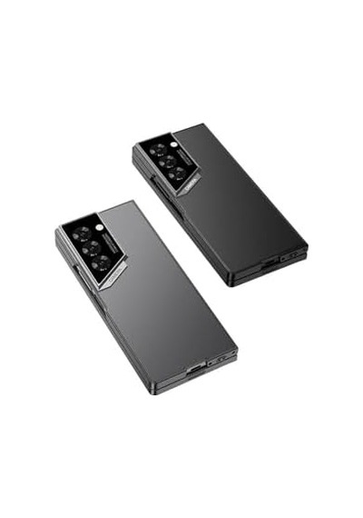 Galaxy Z Fold 6 Kılıf Ultra İnce Kamera Korumalı Sert Rubber Zore 3. Seri Procase Kapak-titanyum-gri 50 x 22