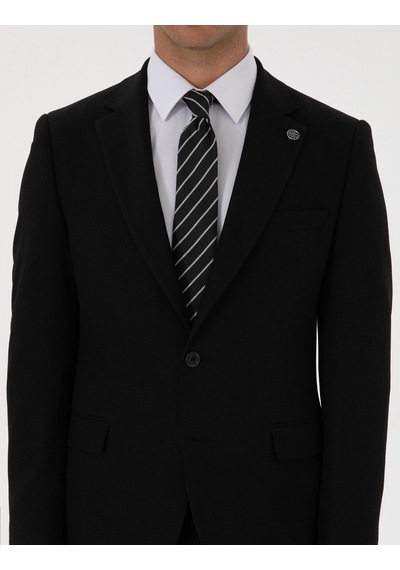 Pierre Cardin Siyah Ex. Slim Fit Takım Elbise 50305683 Vr046