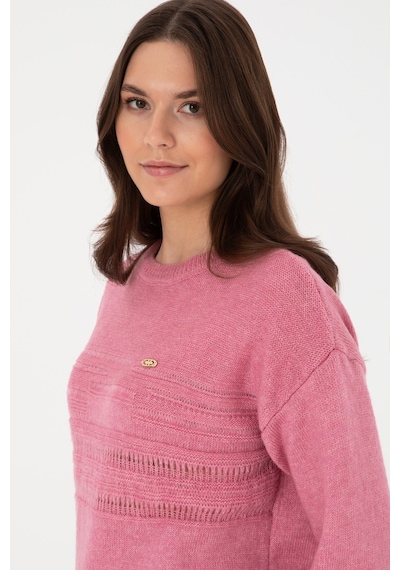 U.s. Polo Assn. Kadın Koyu Pembe Kazak /triko 50309672-vr167