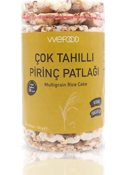 Wefood Çok Tahıllı Pirinç Patlağı 100 G