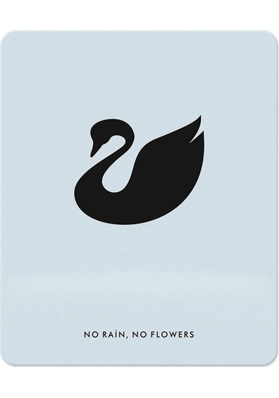 Mavi No Rain, No Flowers Bilek Destekli Dikdörtgen Mouse Pad Mouse Altlık Mousepad