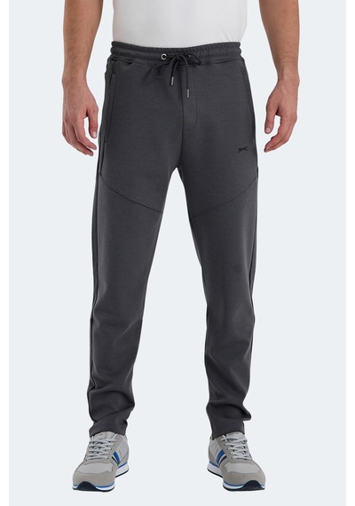 Slazenger Variable Erkek Cepli Koyu Gri Eşofman Altı Koyu Gri Füme