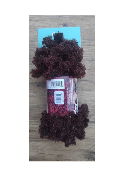 5 Adet Puffy Furlove 493 Elle Örülen Örgü İpi Kürk Yapılı Puffy