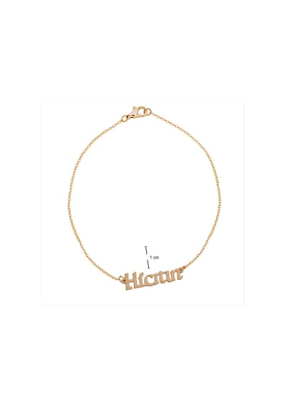 Hicran - 204 - İsimli - Csmo-tex - Kolye Sarı altın