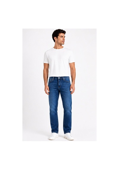 Mavi Marcus Mid Blue Str Denim Erkek Kot Pantolon M00351a3235