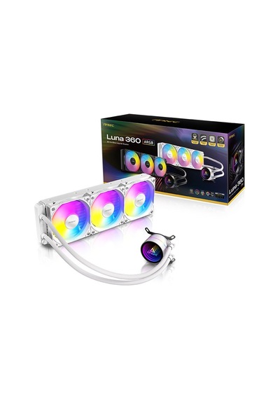 Antec Luna 360 Argb Whıte Fanlı Am5/lga 1851 360mm Beyaz Sıvı İşlemci Soğutucusu