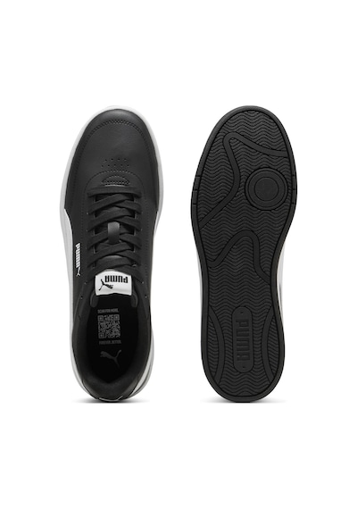 Puma Court Classic Clean Siyah Erkek Sneaker SİYAH-BEYAZ
