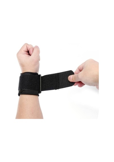 Durastrong Supportive Ayarlanabilir El Spor Bilekliği Bandajı Siyah