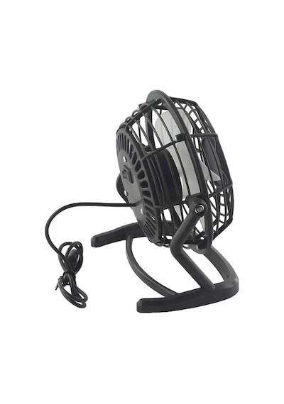 Masaüstü Usb Mini Fan - Taşınabilir Usb Vantilatör - Plastik - Siyah