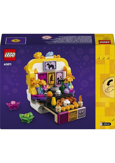 LEGO® Ölüler Günü 40811 – 9 Yaş ve Üzeri Çocuklar için Dekoratif Kafatası ve Sunak Modeli Oyuncak Yapım Seti, Hediye Fikri (471P)