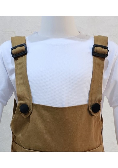 Bahçıvan Tulum Ve Şapka Set Taba