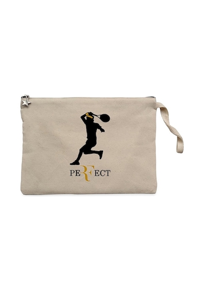 Rafael Nadal Perfect Krem Clutch Astarlı Cüzdan / El Çantası Krem