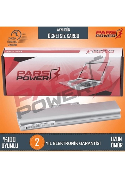 Sony Uyumlu Vaio VGN-FW41M, VGN-FW41MR Notebook Batarya - Pil (Pars Power) Gümüş 185467