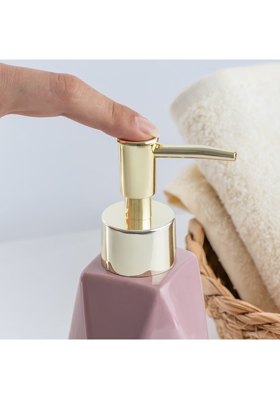 Porsima 3203 Seramik Sıvı Sabunluk Lavabo Sabunluğu 250 Cc Pudra