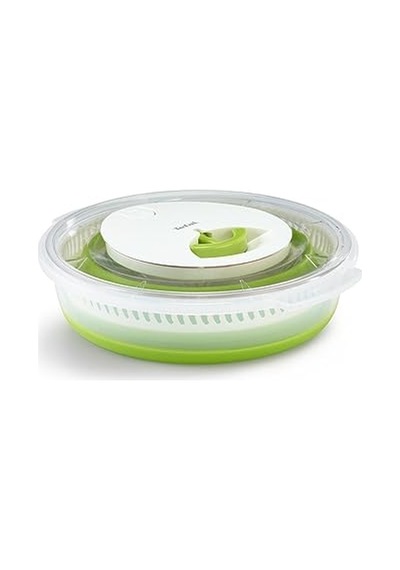 Katlanabilir Salata Kurutucu Yeşil - Beyaz Çok Renkli
