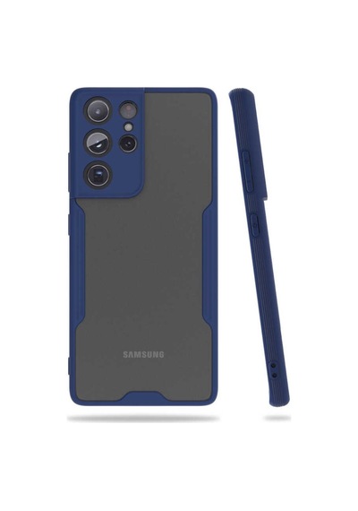 Galaxy S21 Ultra Kılıf Zore Parfe Kenarları Pastel Renk Silikon