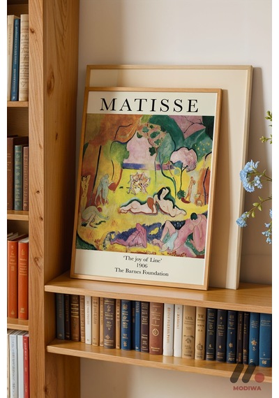 Matisse Joy Of Life, Ahşap Çerçeveli Duvar Tablosu - Modern Ev Dekorasyonu