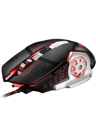 G508 Mobil Oyun Kablolu Klavye Mouse Kombo Paket Seti Pubg Dönüştürücülü Tek El Kullanım Gaming Oyuncu Rgb Led Işıklı Optik