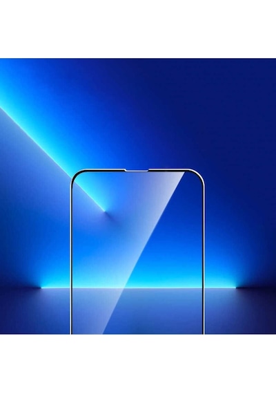 Apple Uyumlu iPhone  14  Tam Kaplayan Şeffaf Seramik Nano Ekran Koruyucu Kırılmaz Cam