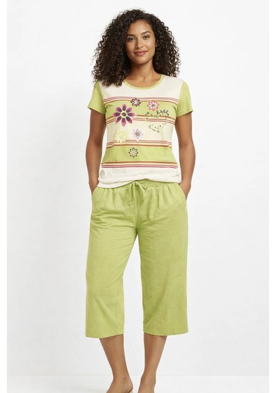 Senfoni Bayan Pijama Takımı 5309 Yeşil