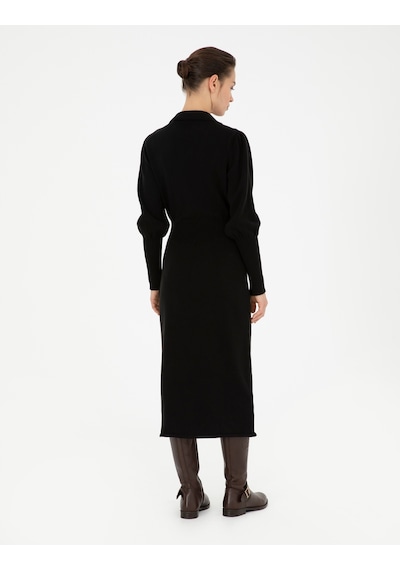 Pierre Cardin Kadın Siyah Elbise Triko 50280227-vr046 Siyah