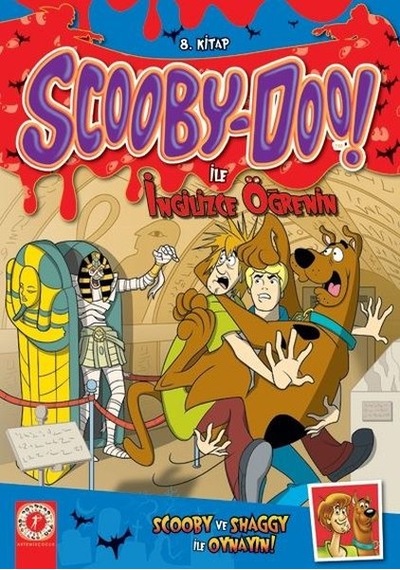 Scooby-Doo! İle İngilizce Öğrenin 8.Kitap  -Scooby ve Shaggy ile Oynayın- Artemis Çocuk