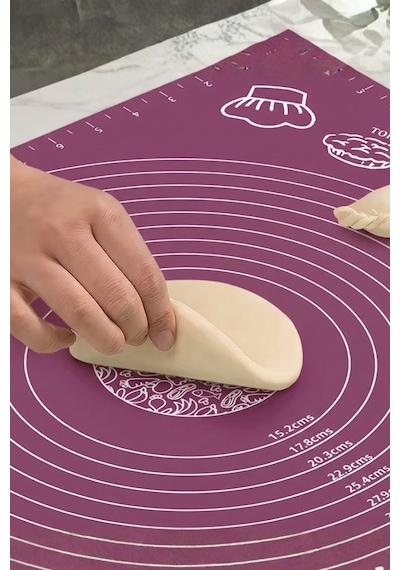 Silikon Hamur Açma Matı 50x40 Cm