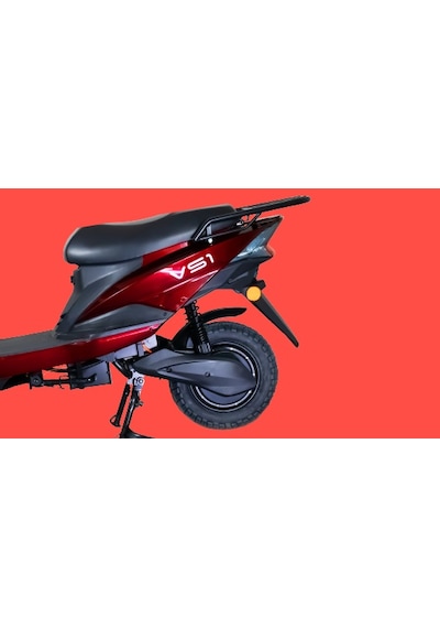 Volta Vs1 1500W Otomotik Elektrikli Motosiklet Kırmızı