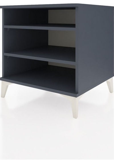 Kronos Komodin 2 Raflı 60x59x64 Antrasit-antrasit Antrasit