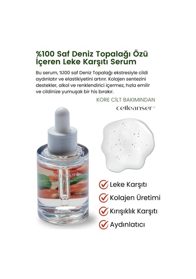Celleanser Deniz Topalağı İçeren Leke Karşıtı Serum 30 ML