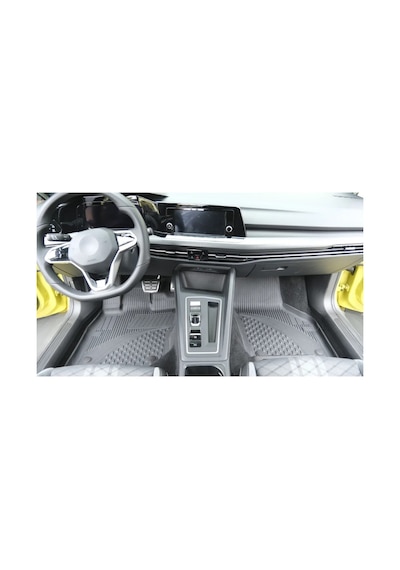 Volkswagen Golf 8/8.5 Otomatik Uyumlu 4.5d Premium Havuzlu Oto Paspas Ve Liner Üst Bagaj Havuzu