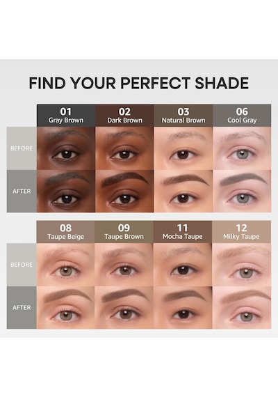 Ultra İnce Uçlu, Doğal Görünüm Veren Kaş Kalemi Speedy Skinny Brow 3 Natural Brown Diğer