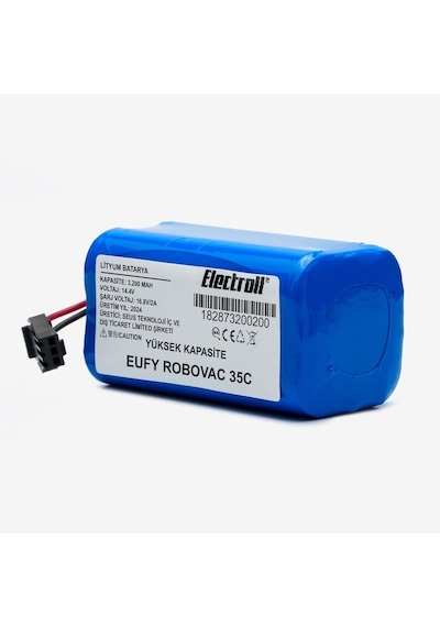 Eufy Robovac 35c Batarya 3.200mah Pil Robot Süpürge Batarya