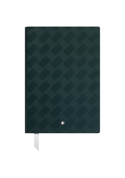 Montblanc Extreme Deri Çizgili Orta Boy Not Defteri 136436 Yeşil