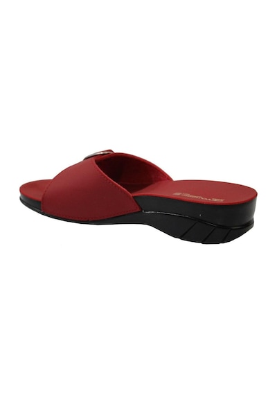 Ceyo Flora-6 Kırmızı Ortapedik Kadın Terlik & Sandalet 001