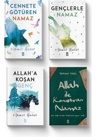 Gençlerle Namaz Seti 4 Kitap Timaş Yayınları Türkçe
