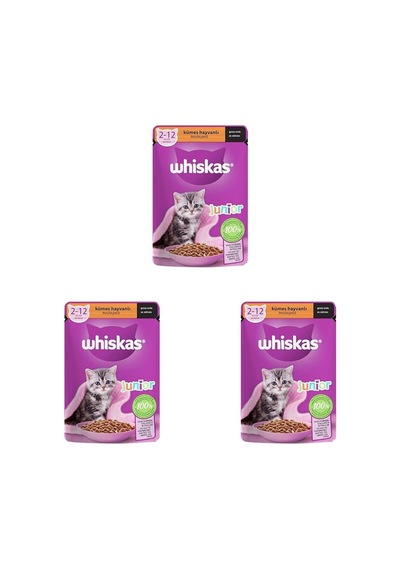 Tr Kümes Hayvanlı Yavru Kedi Yaş Mama 85 G Tekli Paket 3lü Paket